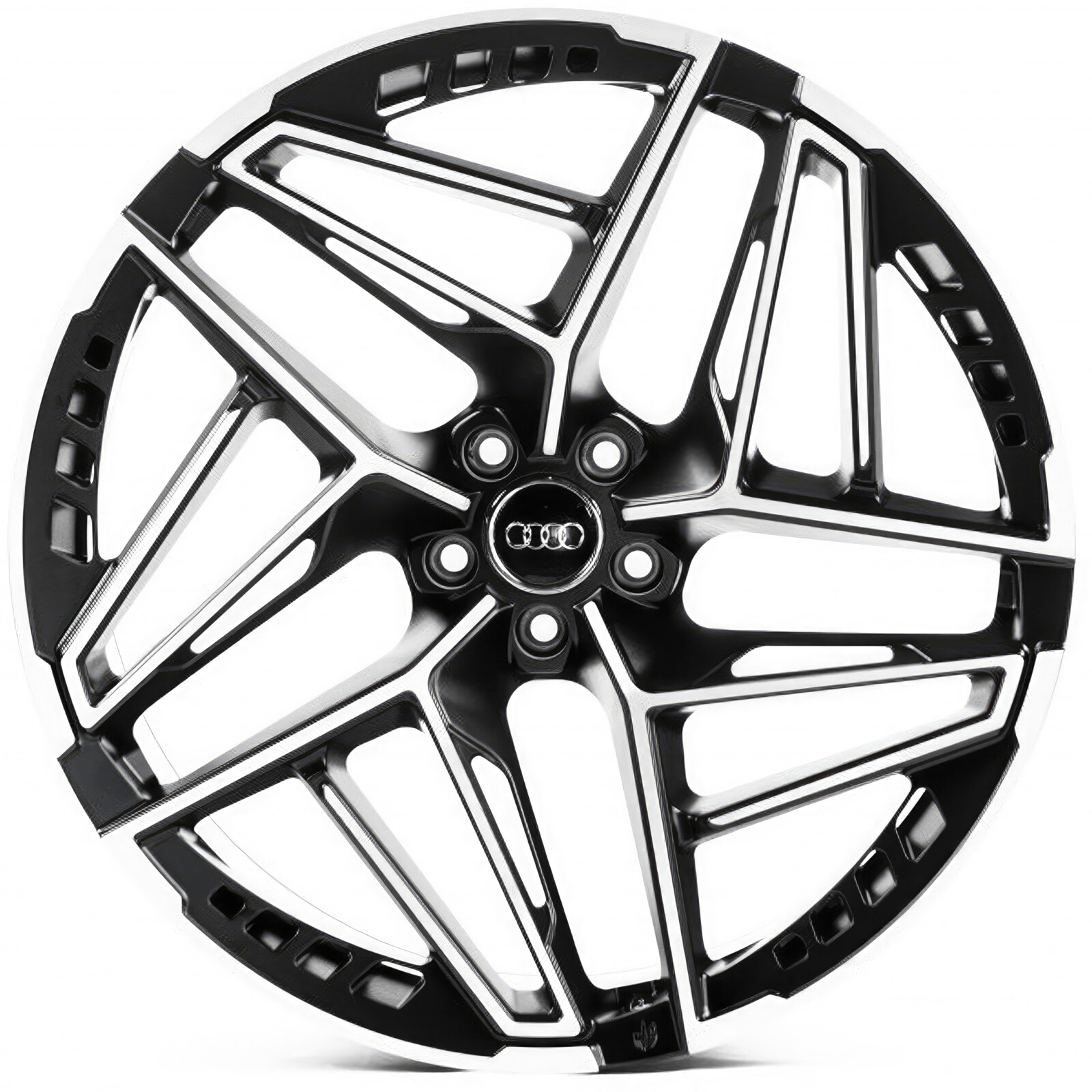 Литі диски WS Forged WS-A002C R22 W10.5 PCD5x112 ET25 DIA66.45 (satin black machined face)-зображення-1