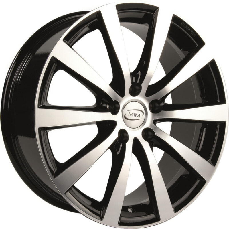 Литі диски MIM Monza R16 W7 PCD5x114.3 ET45 DIA67.1 (black polished)-зображення-2