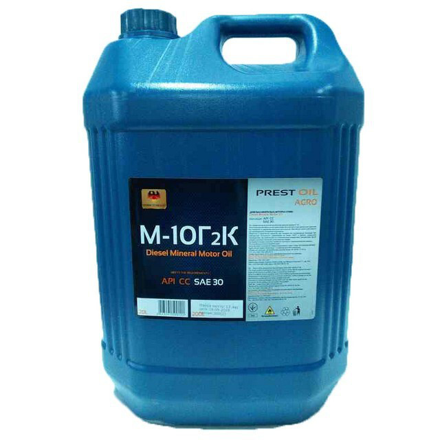 Моторне масло Prest Oil М10Г2К (10л.) Моторне масло Prest Oil М10Г2К (10л.)