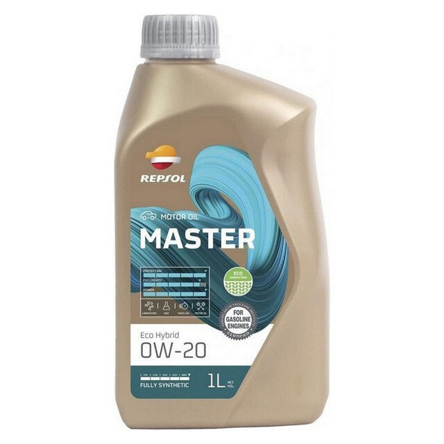 Моторна олива Repsol MASTER ECO HYBRID 0W-20 (1л.)