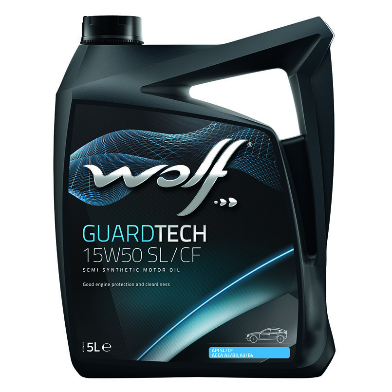 Моторне масло Wolf GuardTech SL/CF 15W-50 (5л.)-зображення-1