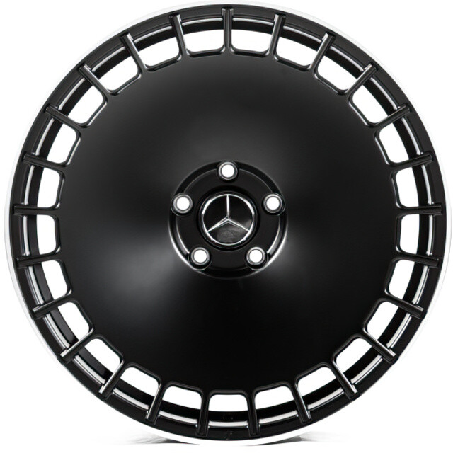 WS-MR050C satin black lip polished Литі диски WS Forged WS-MR050C R22 W10 PCD5x130 ET15 DIA84 (satin black lip polished)