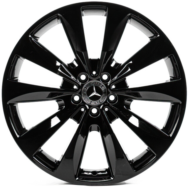 Литі диски Replica Mercedes (MR282) R20 W9 PCD5x112 ET57 DIA66.6 (gloss black)-зображення-1
