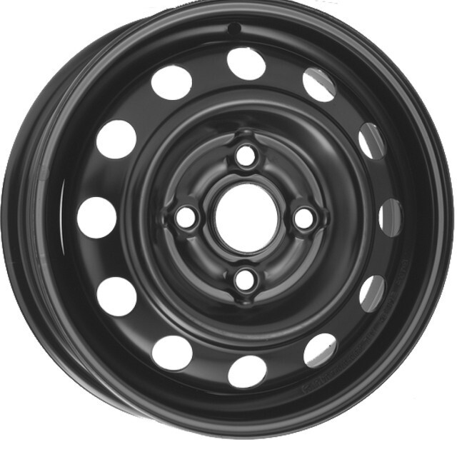 Сталеві диски Кременчук Daewoo R14 W5.5 PCD4x100 ET49 DIA56.6 (black)