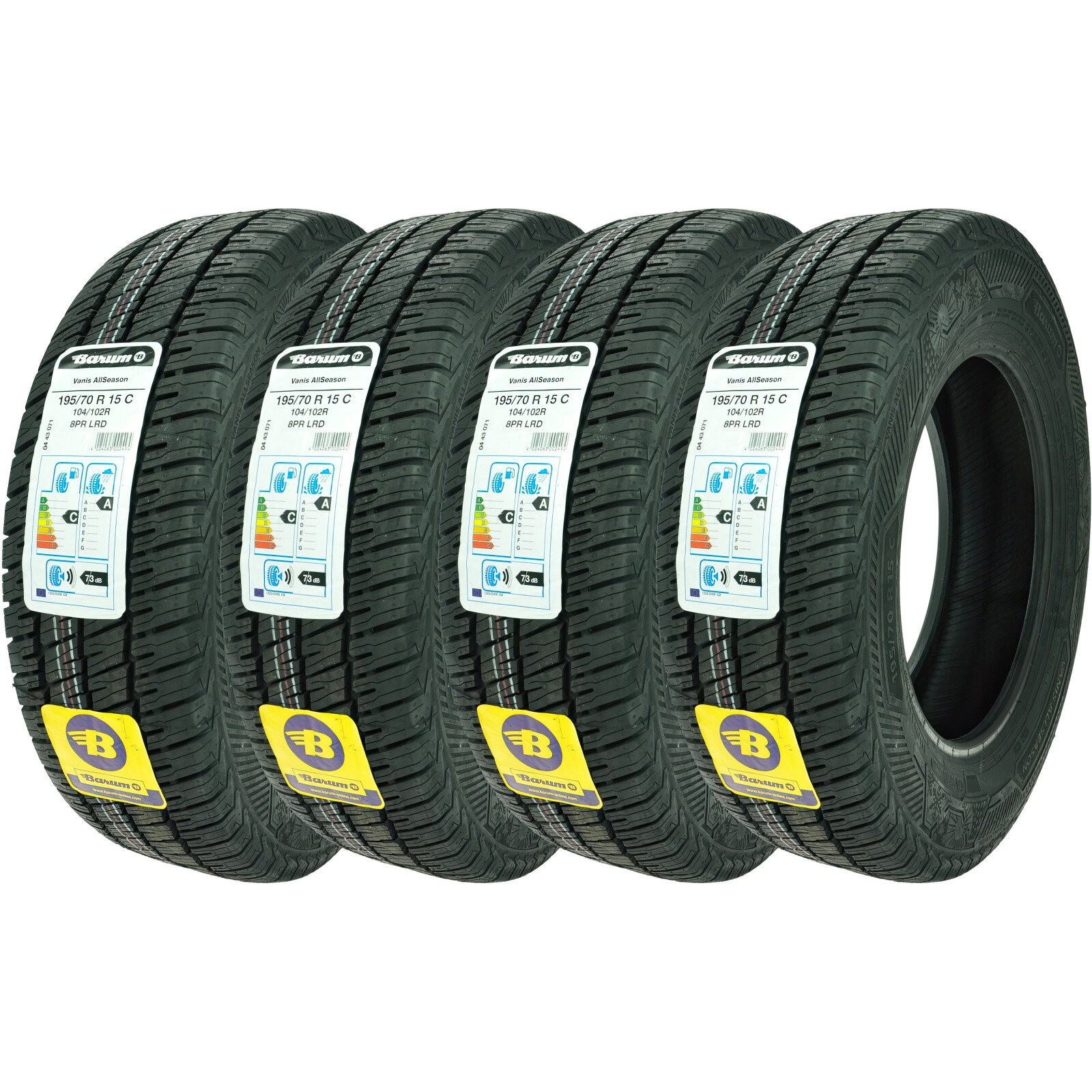 Всесезонні шини Barum Vanis AllSeason 195/70 R15C 104/102R 8PR Всесезонні шини Barum Vanis AllSeason 195/70 R15C 104/102R 8PR-зображення-4