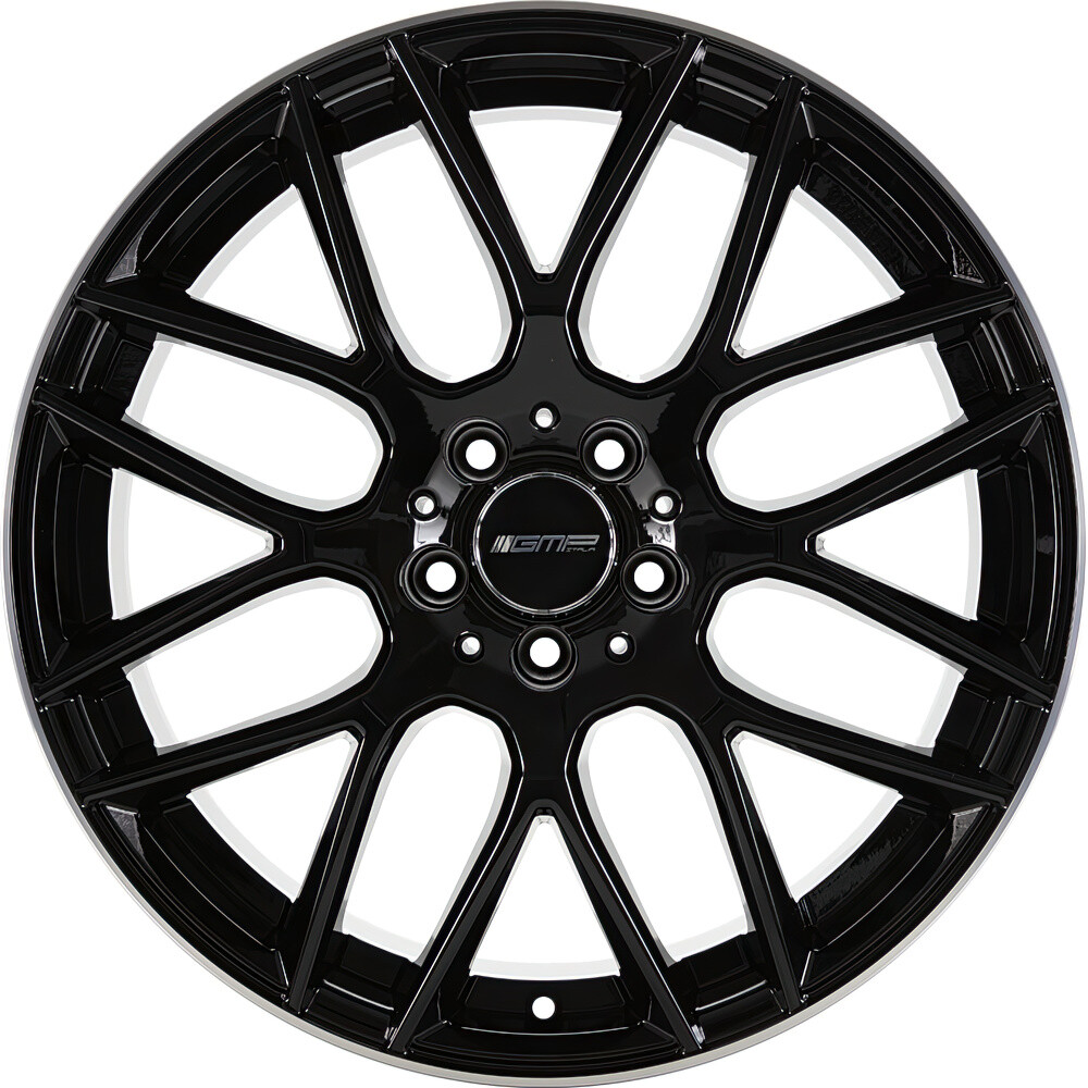 Литі диски GMP Italia Berghem R21 W11.5 PCD5x112 ET43 DIA66.6 (black)-зображення-3