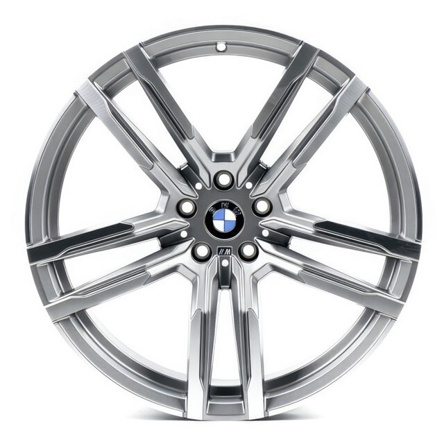 Литі диски Replica BMW (B5511) R20 W9 PCD5x112 ET30 DIA66.6 (grey machined)-зображення-1