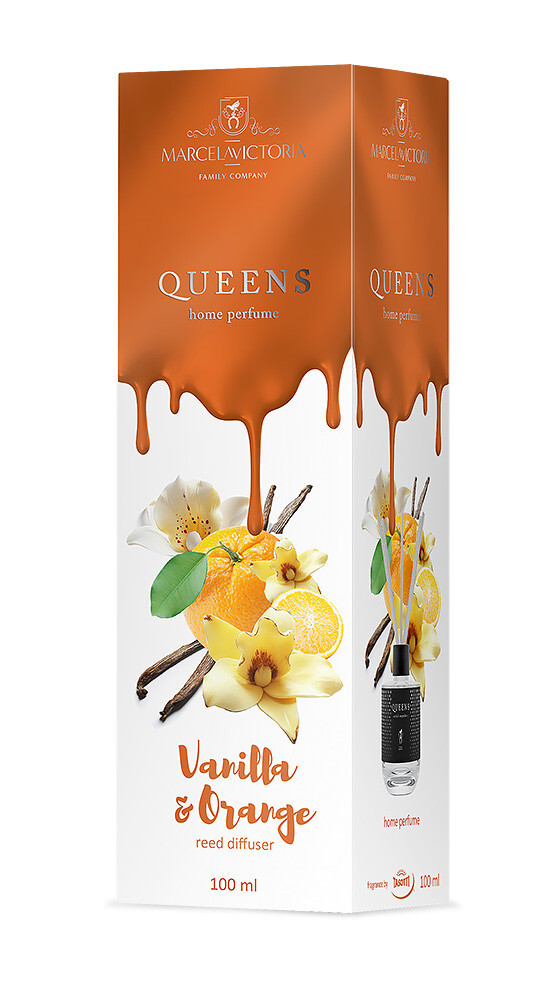 Аромодифузор MarcelaVictoria Queens White Vanilla & Orange (Ваніль та Апельсин) 100ml Аромодифузор MarcelaVictoria Queens White Vanilla & Orange (Ваніль та Апельсин) 100ml