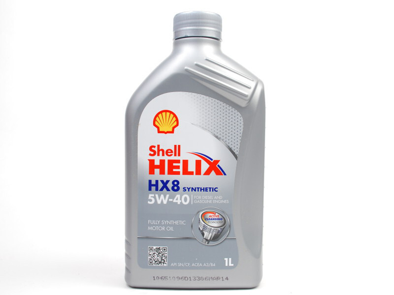 Моторне масло Shell Helix HX8 SN/CF 5W-40 (1л.)-зображення-1