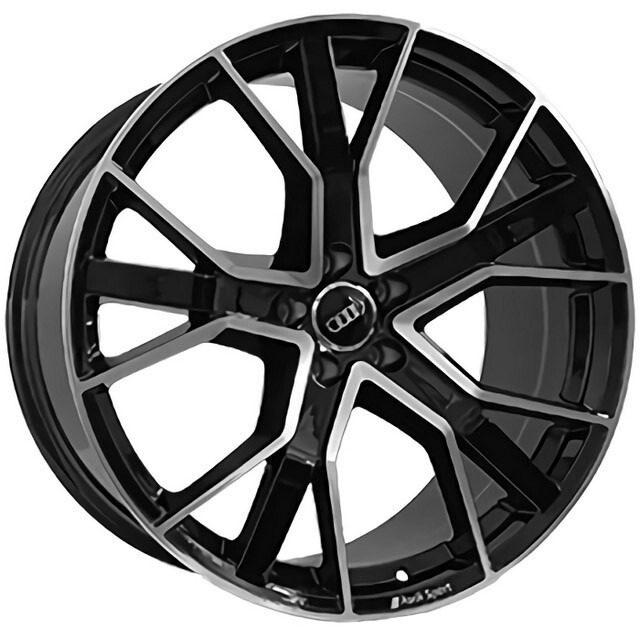 Литі диски Replica Audi (A1935) R21 W9.5 PCD5x112 ET31 DIA66.6 (BKF)-зображення-11