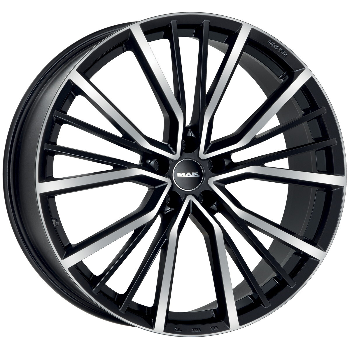 Литі диски Mak Union R22 W10 PCD5x112 ET19 DIA66.6 (grey polished)-зображення-1