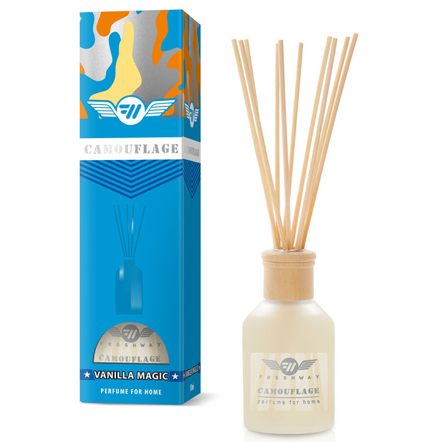 Аромадиффузор FreshWay Camouflage Vanilla Magic (Ванільна Магія) 100ml