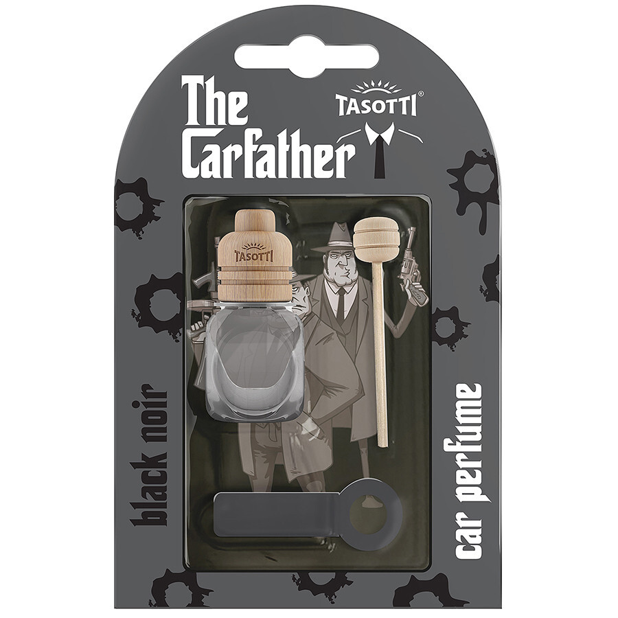 Рідкий Ароматизатор на дефлектор (охолодження) Tasotti The CarFather Black Noir (Чорний лід) 7ml