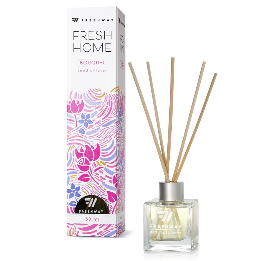 Аромадиффузор FreshWay Fresh Home Bouquet (Букет) 50ml Аромадиффузор FreshWay Fresh Home Bouquet (Букет) 50ml