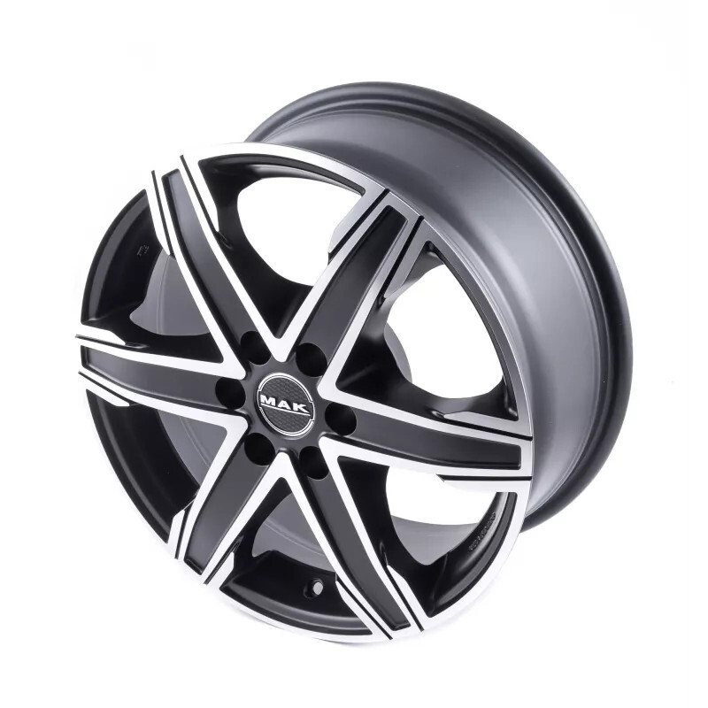 Литі диски Mak King 5 R16 W6.5 PCD5x160 ET60 DIA65.1 (black polished)-зображення-3