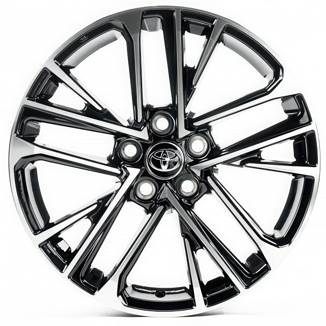 Литі диски Replica Toyota (TY3214) R18 W8 PCD5x114.3 ET50 DIA60.1 (black machined face)-зображення-1