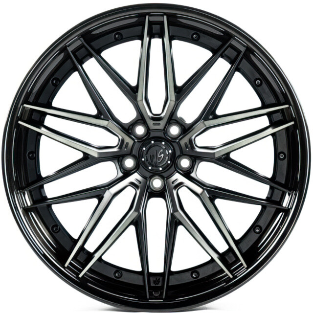 Литі диски WS Forged WS-075C R22 W11.5 PCD5x112 ET43 DIA66.6 (satin black dark machined face)-зображення-1