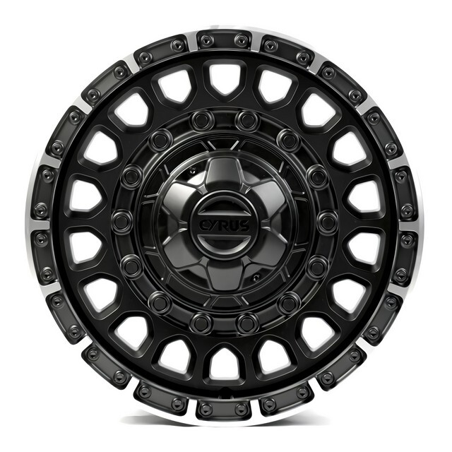 Литі диски Off Road Wheels OW1908-9 R17 W8.5 PCD8x180 ET15 DIA124.1 (matt black machined lip)