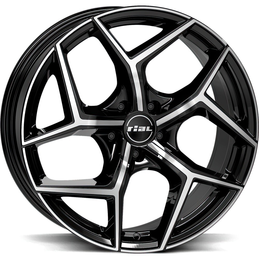 Salento black polished Литі диски Rial Salento R19 W8 PCD5x112 ET48 DIA57.1 (black polished)