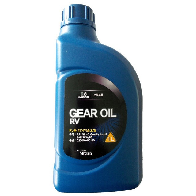 Моторне масло Mobis Hyundai/KIA Gear Oil RV 75W-90 GL-5 (1л.)-зображення-1