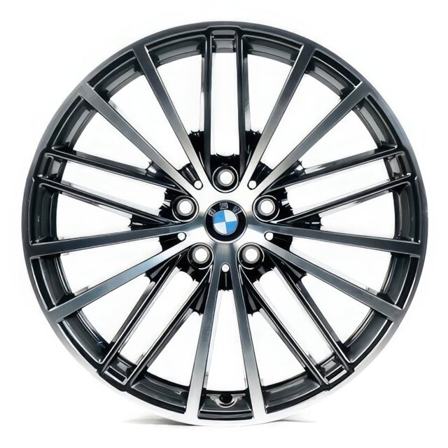 BMW (B3071) grey machined face Литі диски Replica BMW (B3071) R19 W8 PCD5x112 ET30 DIA66.5 (grey machined face)