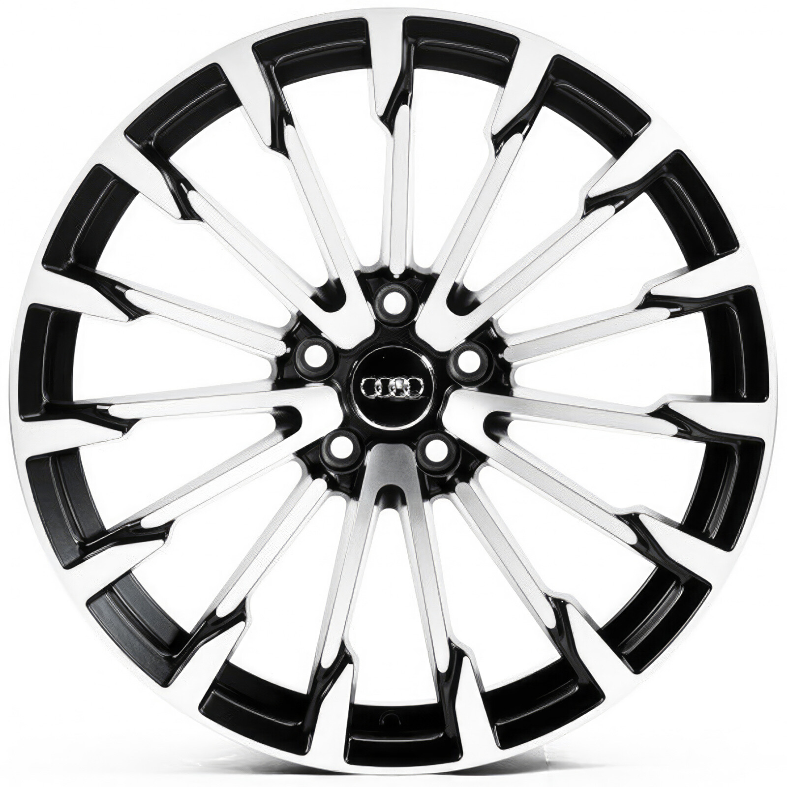 Литі диски Replica Audi (A0351) R18 W8 PCD5x112 ET39 DIA66.45 (satin black machined face)