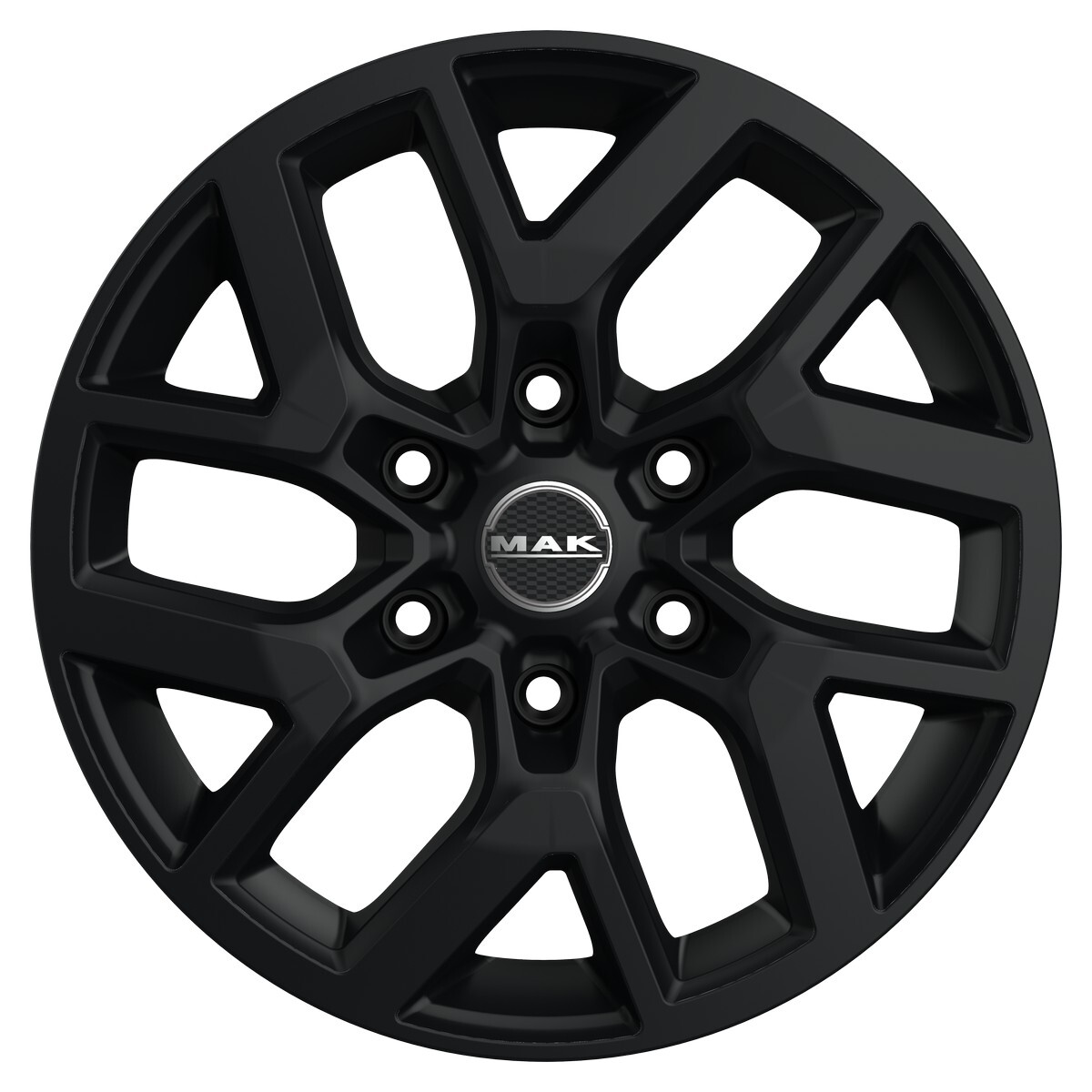 Литі диски Mak Gravel R18 W8 PCD6x139.7 ET30 DIA100.1 (black) Литі диски Mak Gravel R18 W8 PCD6x139.7 ET30 DIA100.1 (black)-зображення-3