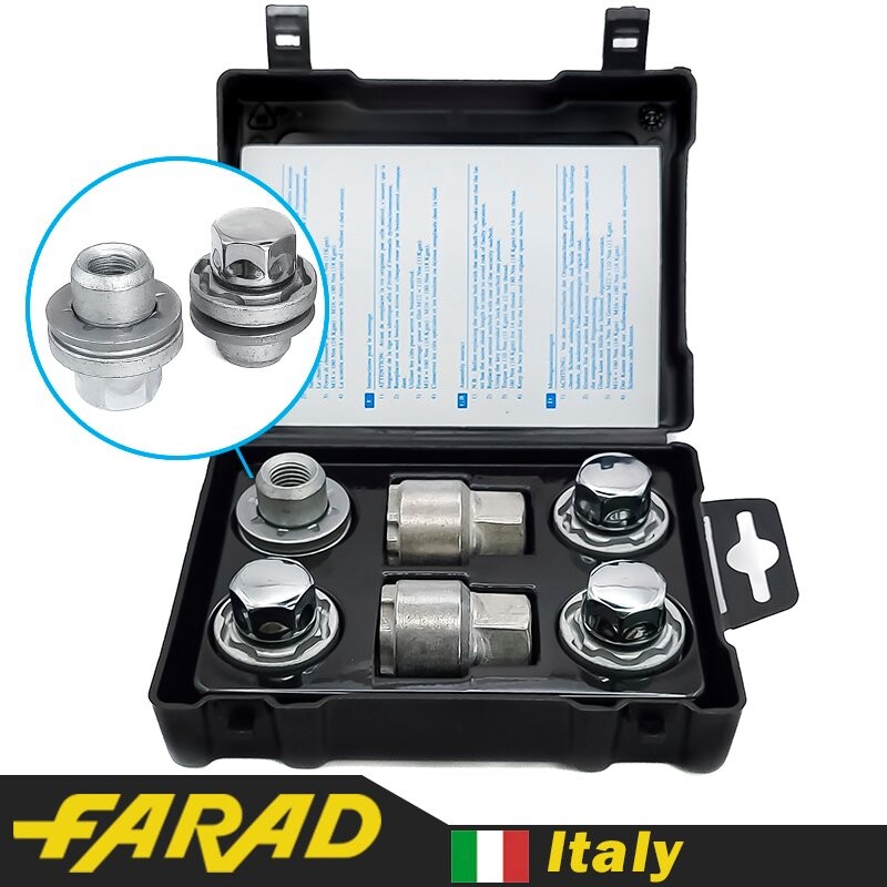 FARAD GALAXYLOCK | Гайки секретки М14x1.5x46 Пресшайба Рухлива головка 2 ключа 21-зображення-2