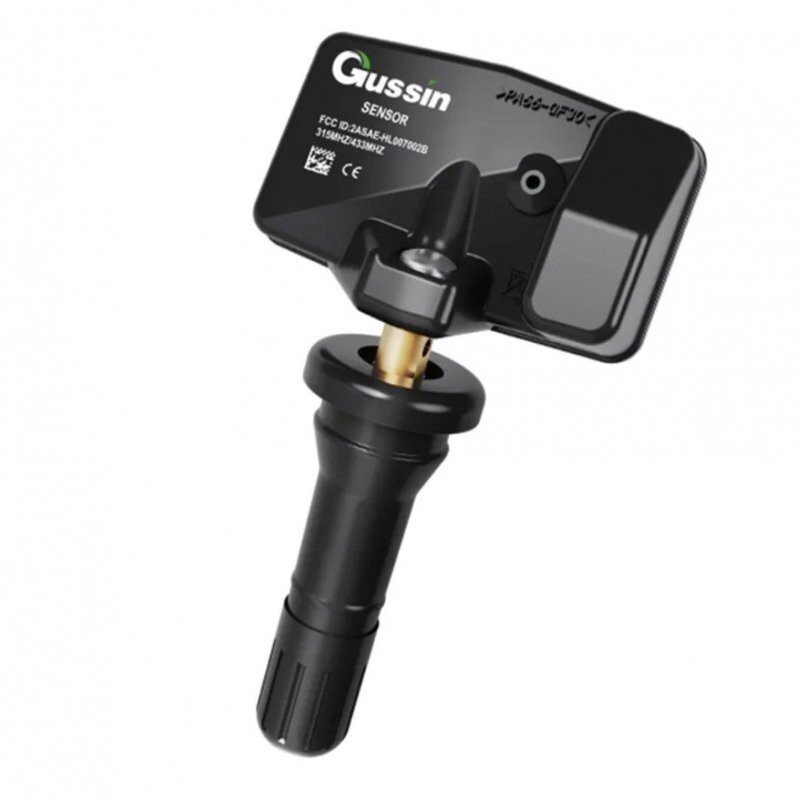 Датчик давления TPMS для шин Gussin TPMS 433/315 МГц Программируемый Резиновый