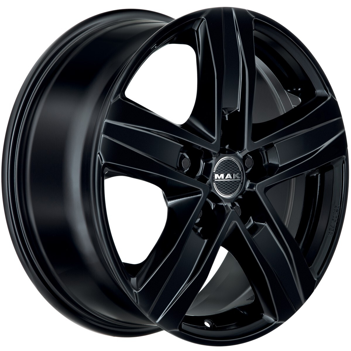 Литі диски Mak Stone 5 R16 W6.5 PCD5x114.3 ET45 DIA66.1 (black)-зображення-2