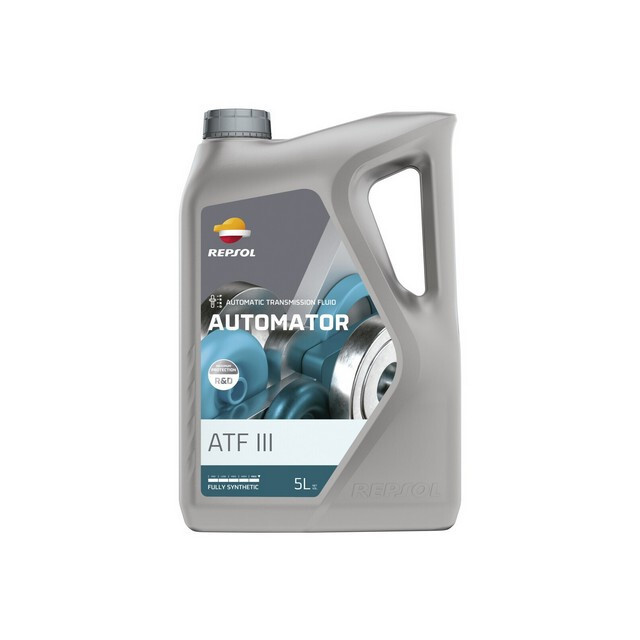 Трансмісійна олива Repsol AUTOMATOR ATF III (5л.) Трансмісійна олива Repsol AUTOMATOR ATF III (5л.)