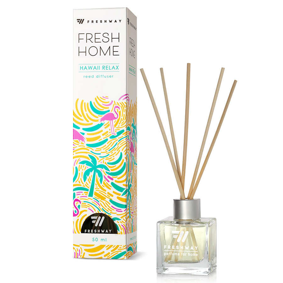 Аромадиффузор FreshWay Fresh Home Hawaii Relax (Відпочинок на Гаваях) 50ml