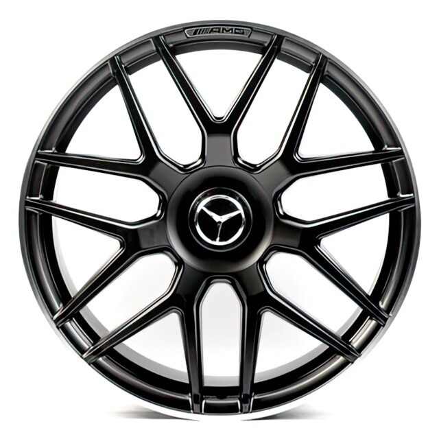 Литі диски Replica Mercedes (MR1920) R20 W8.5 PCD5x112 ET35 DIA66.6 (matt black machined lip)
