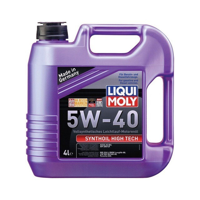 Моторна олива Liqui Moly Synthoil High Tech 5W-40 (Каністра 4л.)