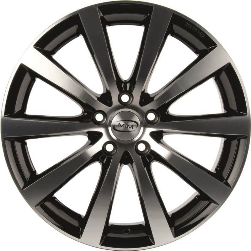Литі диски MIM Monza R18 W8 PCD5x112 ET50 DIA57.1 (black polished)